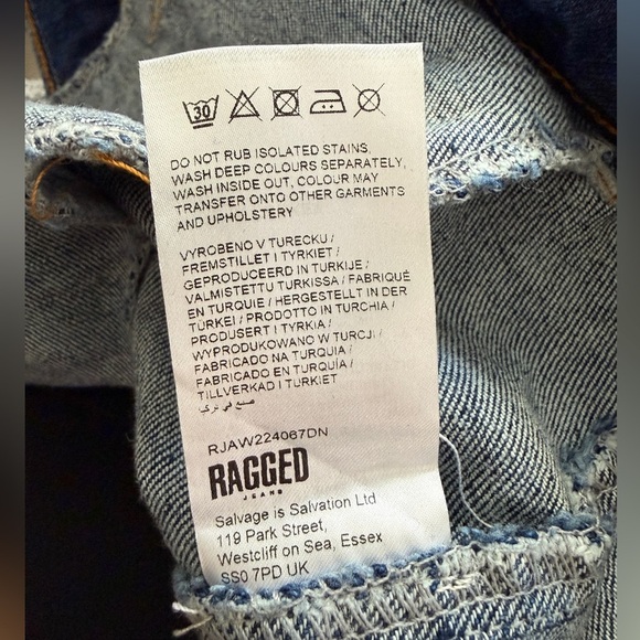 Ragged Jeans Dark Denim Flare - Size 36 - Picture 7 of 11